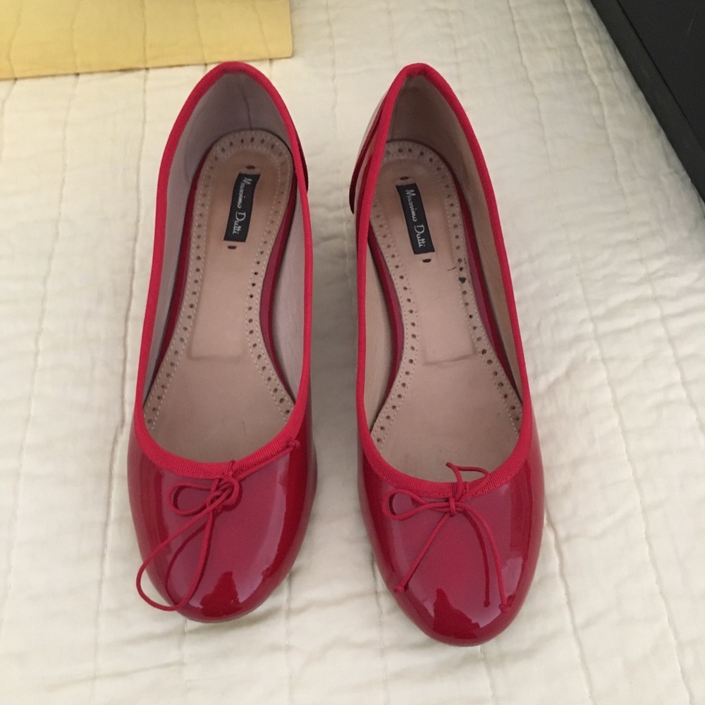 Brand new red Masssimo Dutti shoes